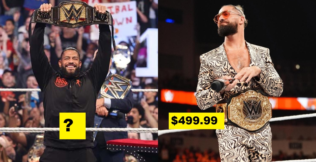 wwe belt costs